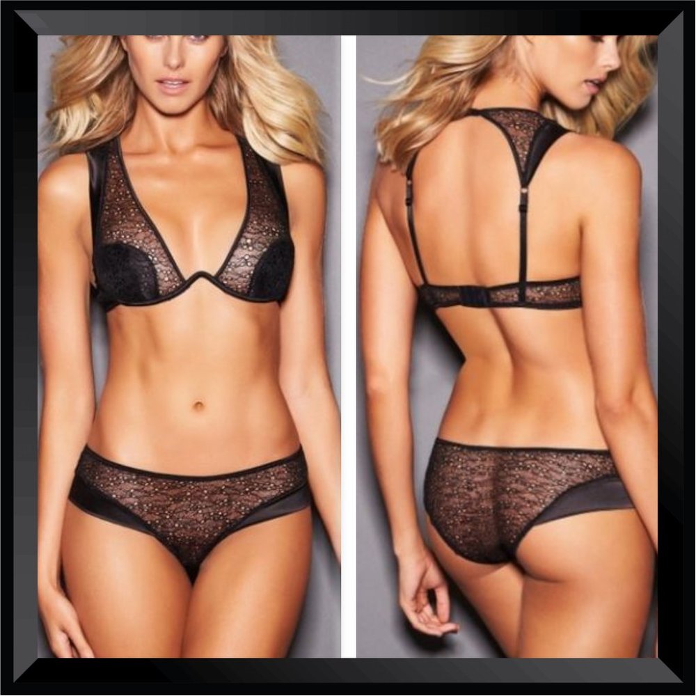 Leonor Satin And Lace Bra Set